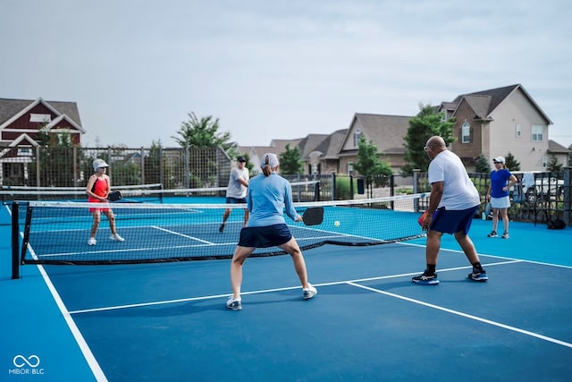 15593 Marsden Dr, Westfield, IN 46074 - view of tennis court