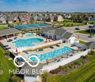 15593 Marsden Dr, Westfield, IN 46074 - community pool with a residential view