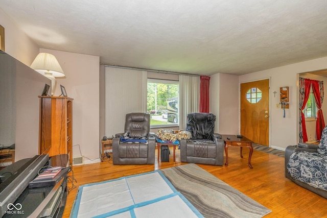 2445 S Bolton Ave, Indianapolis, IN 46203 - living room with wood finished floors and healthy amount of natural light