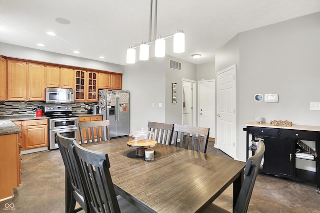 7312 Drum Castle Ct, Indianapolis, IN 46259 - dining area featuring recessed lighting
