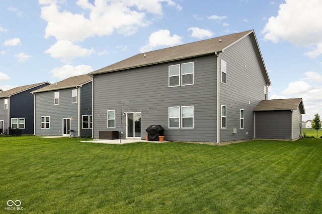 11588 Brooks Farm Blvd, Noblesville, IN 46060 - rear view of property with a patio area and a lawn
