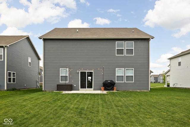 11588 Brooks Farm Blvd, Noblesville, IN 46060 - back of house with a patio area and a yard