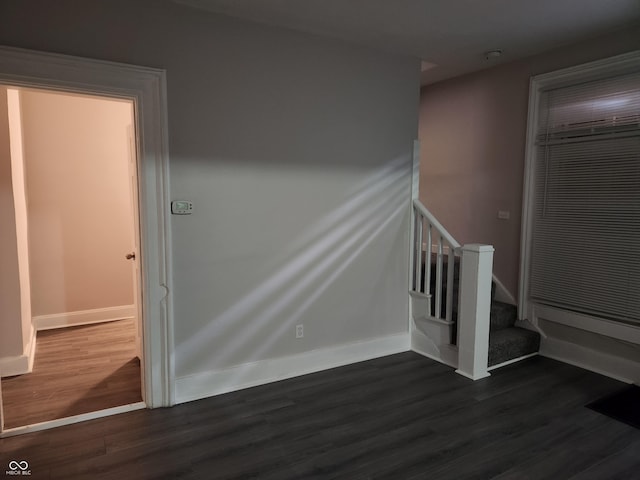 323-325 N Gladstone Ave, Indianapolis, IN 46201 - stairway with wood finished floors and baseboards