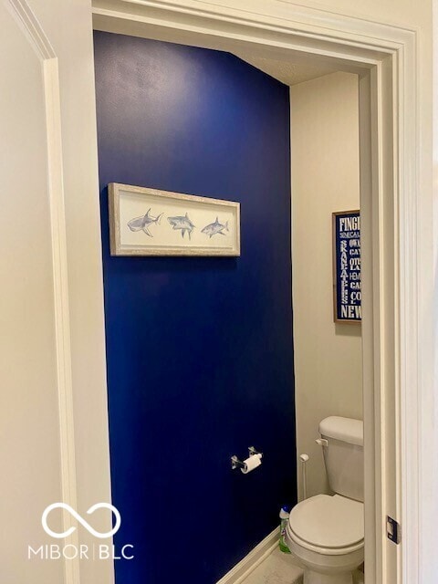 1349 Sunset Blvd, Avon, IN 46123 - bathroom featuring toilet and baseboards