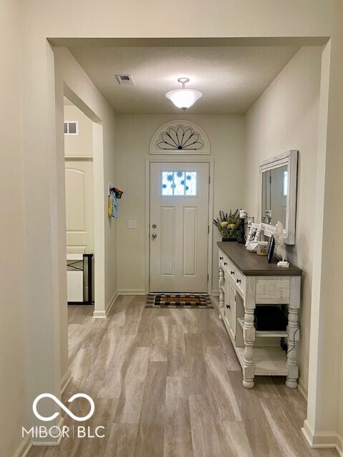1349 Sunset Blvd, Avon, IN 46123 - foyer entrance with light wood-type flooring and baseboards