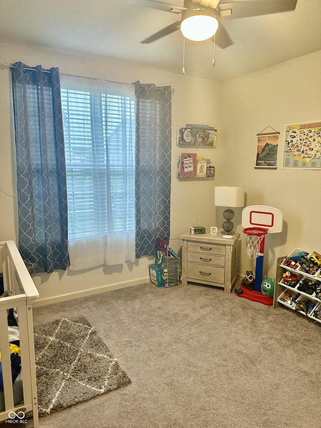 1349 Sunset Blvd, Avon, IN 46123 - bedroom featuring carpet and ceiling fan