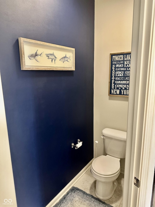 1349 Sunset Blvd, Avon, IN 46123 - bathroom with toilet and tile patterned flooring