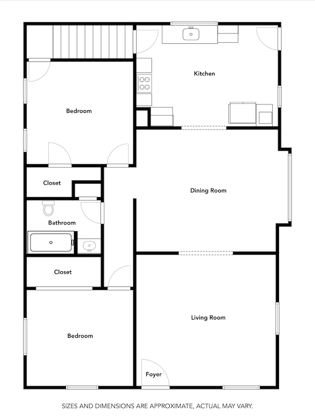 1311 N Oakland Ave, Indianapolis, IN 46201 - home floor plan