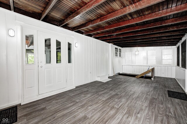 7414 Mendenhall Rd, Camby, IN 46113 - view of wooden deck
