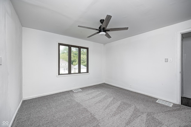 7414 Mendenhall Rd, Camby, IN 46113 - carpeted spare room with a ceiling fan and baseboards