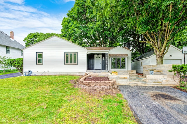 7414 Mendenhall Rd, Camby, IN 46113 - view of front of property featuring a front lawn
