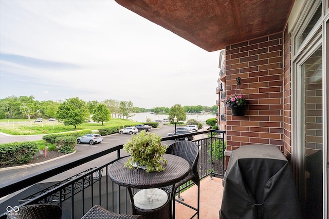 20971 Shoreline Ct Unit 201, Noblesville, IN 46062 - balcony with a grill