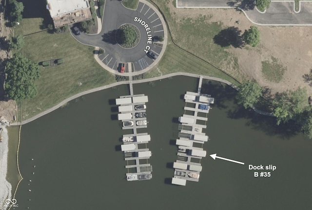 20971 Shoreline Ct Unit 201, Noblesville, IN 46062 - aerial view of property's location featuring a nearby body of water