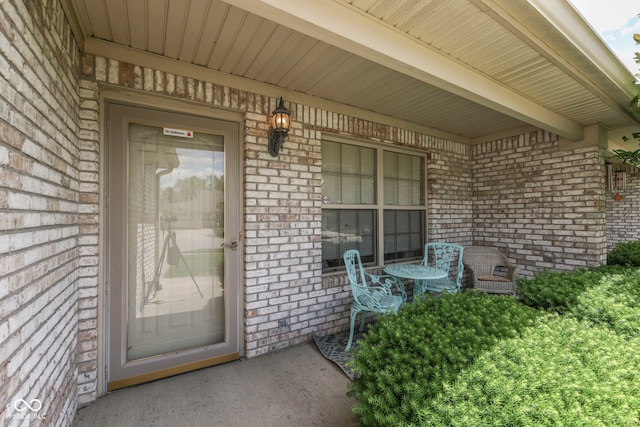 2025 Flamingo Way, Franklin, IN 46131 - property entrance with brick siding and covered porch