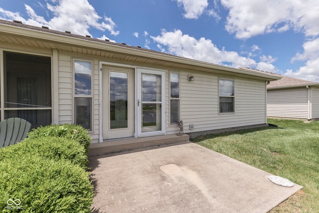2025 Flamingo Way, Franklin, IN 46131 - property entrance featuring a patio and a yard