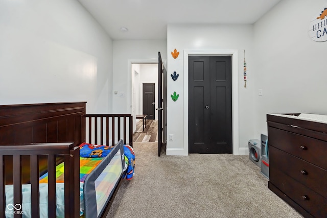 117 N Market St, Thorntown, IN 46071 - bedroom featuring carpet and baseboards