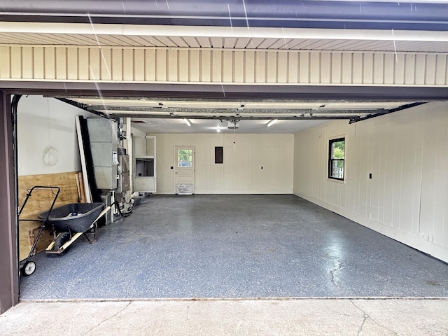 5130 Navajo Ct, Columbus, IN 47203 - garage featuring electric panel