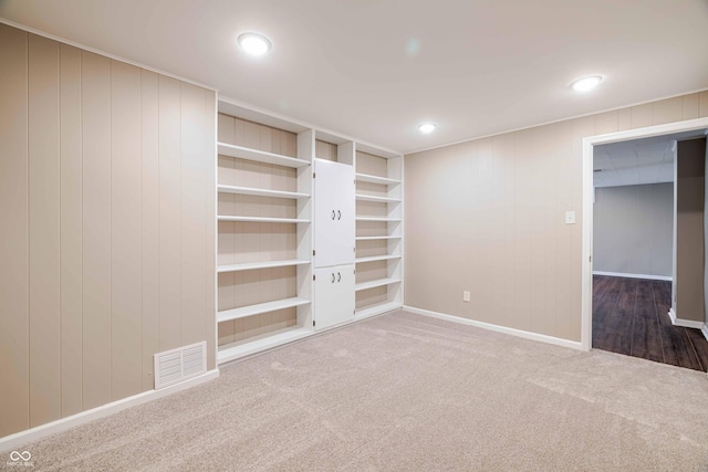 1920 E Wexley Rd, Bloomington, IN 47401 - unfurnished bedroom featuring carpet floors, recessed lighting, and a spacious closet