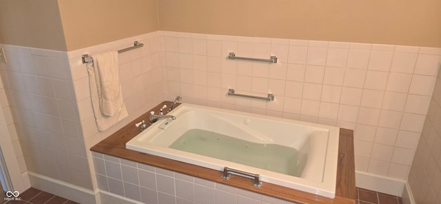 3107 N 100 W, Shelbyville, IN 46176 - bathroom with a bath and tile walls