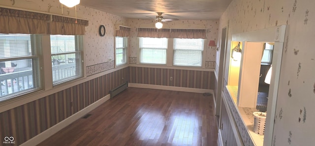 3107 N 100 W, Shelbyville, IN 46176 - unfurnished sunroom with a baseboard heating unit