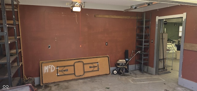 3107 N 100 W, Shelbyville, IN 46176 - garage featuring a garage door opener
