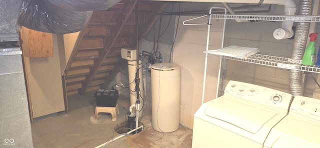 3107 N 100 W, Shelbyville, IN 46176 - unfinished below grade area featuring a water softener system
