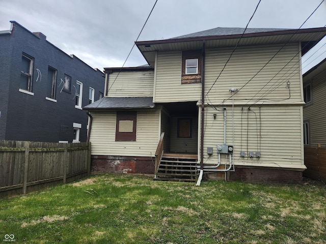 2707-2709 N College Ave, Indianapolis, IN 46205 - back of house with a shingled roof