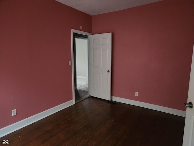 2707-2709 N College Ave, Indianapolis, IN 46205 - unfurnished room with wood finished floors and baseboards