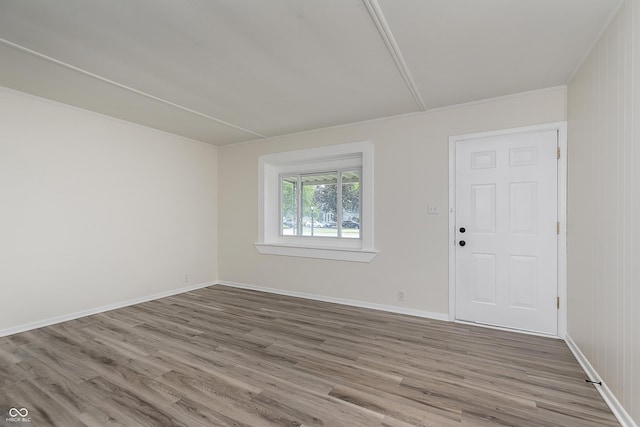 625 E 106th St, Carmel, IN 46280 - spare room featuring wood finished floors and baseboards
