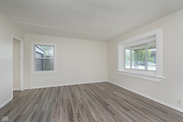 625 E 106th St, Carmel, IN 46280 - unfurnished room with wood finished floors, plenty of natural light, and baseboards