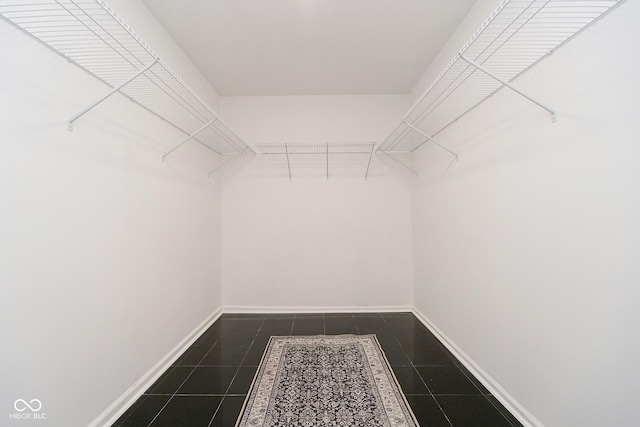 10245 Briar Creek Ln, Carmel, IN 46033 - walk in closet featuring dark tile patterned floors