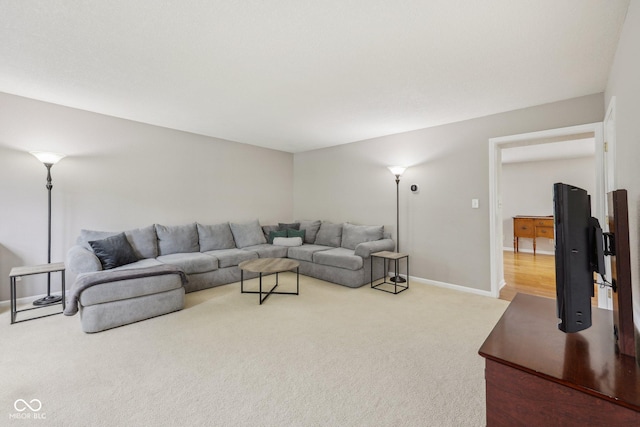 764 Port Dr, Avon, IN 46123 - living area with carpet flooring and baseboards