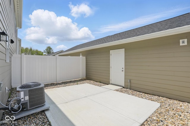 3947 Wren Dr, Brownsburg, IN 46112 - view of patio featuring central AC unit