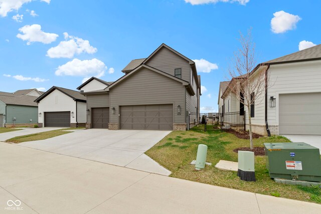 17359 Wilkes Way, Westfield, IN 46074 - view of front facade featuring a garage and driveway