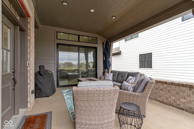 17359 Wilkes Way, Westfield, IN 46074 - view of patio / terrace featuring outdoor lounge area