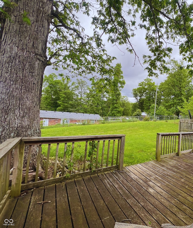 6460 W US Highway 50, North Vernon, IN 47265 - view of wooden deck