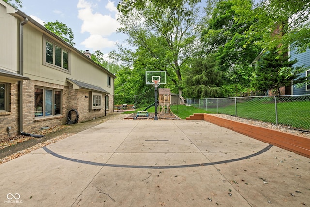 5412 Green Hills Dr, Brownsburg, IN 46112 - view of patio featuring a playground