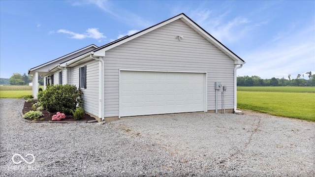 9605 W 100 S, Jamestown, IN 46147 - view of garage