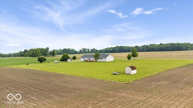9605 W 100 S, Jamestown, IN 46147 - view of property's community with a yard, a rural view, and an outbuilding