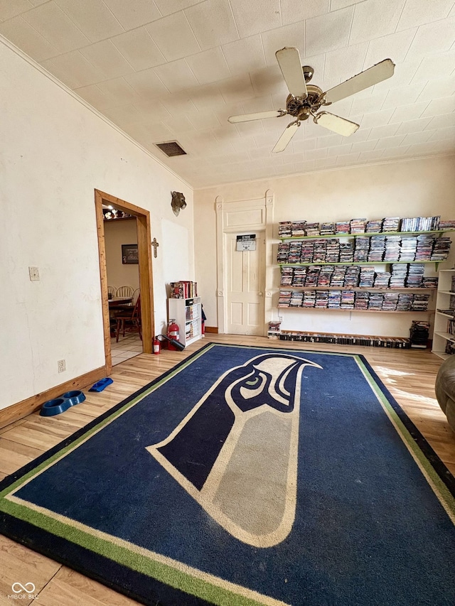 404 S Indiana St, Roachdale, IN 46172 - interior space with ceiling fan