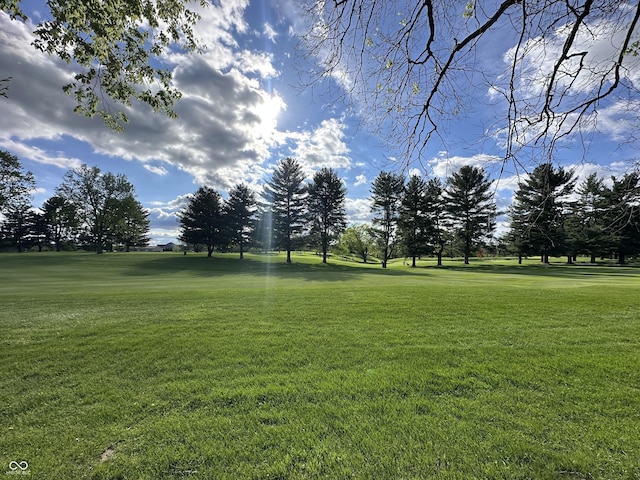 2028 Fairway Dr, Greencastle, IN 46135 - view of home's community with a yard and view of golf course