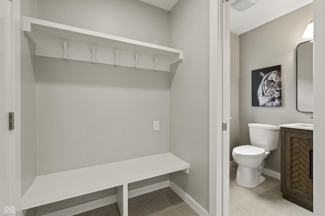 3526 Westfield Dr, Anderson, IN 46011 - mudroom featuring tile patterned flooring and baseboards