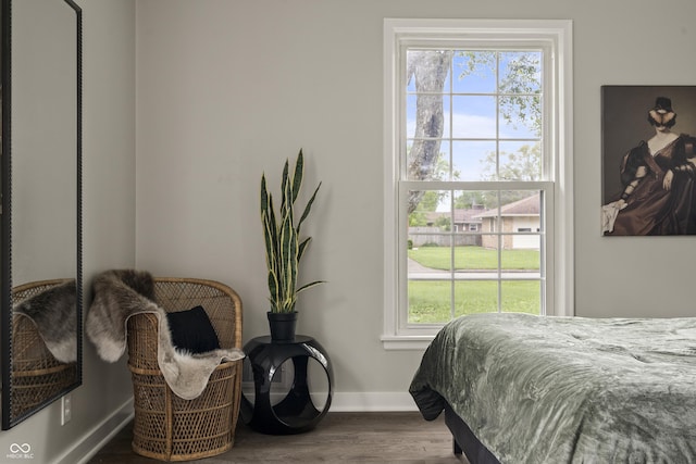 3526 Westfield Dr, Anderson, IN 46011 - bedroom featuring multiple windows, wood finished floors, and baseboards