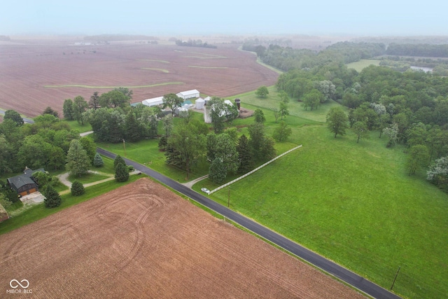 6012 S 625 W, Pendleton, IN 46064 - aerial overview of property's location featuring rural landscape