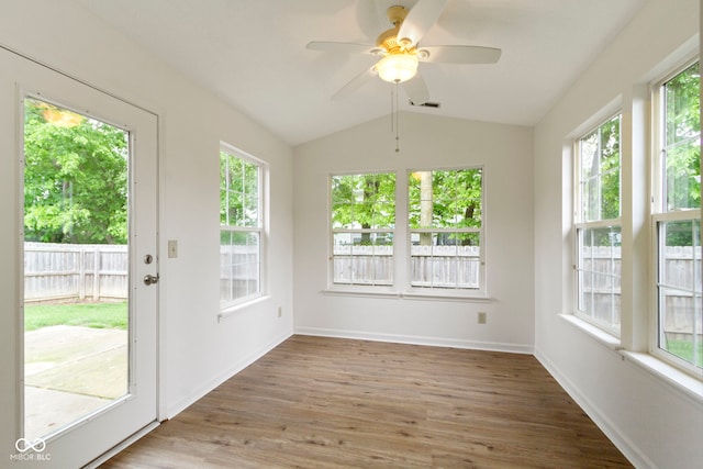 975 Atir Ln, Greenfield, IN 46140 - unfurnished sunroom with lofted ceiling