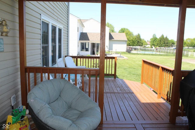 5101 W Bay Rd, Plainfield, IN 46168 - view of deck