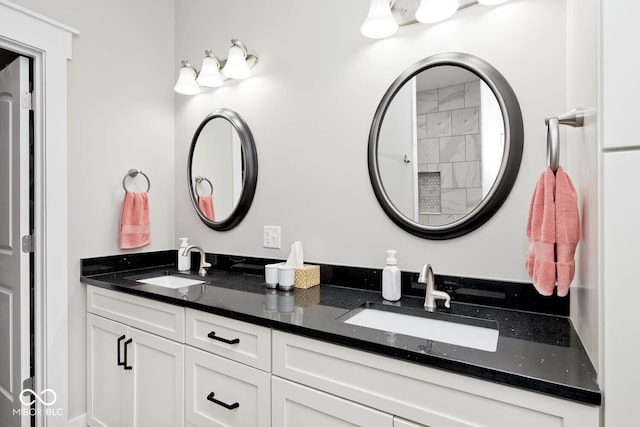 217 N Liberty Blvd, Mooresville, IN 46158 - bathroom with double vanity