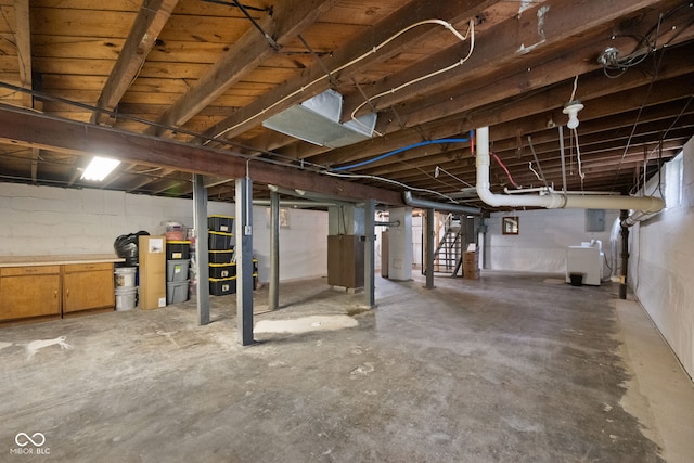536 S 27th St, Lafayette, IN 47904 - view of unfinished below grade area
