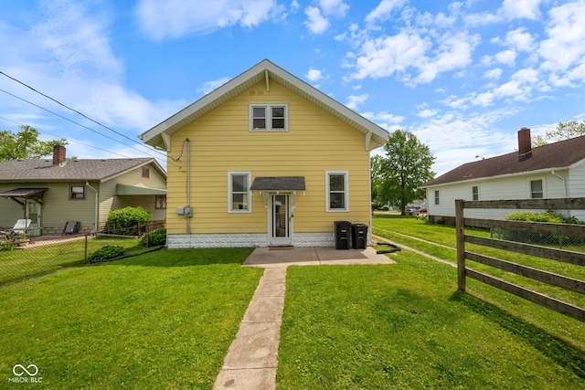 536 S 27th St, Lafayette, IN 47904 - rear view of property with a patio area