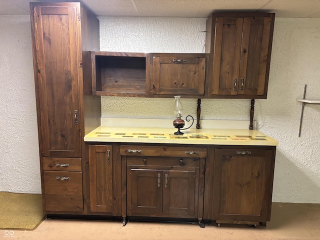 505 N Edward Dr, Greensburg, IN 47240 - bar featuring a textured wall